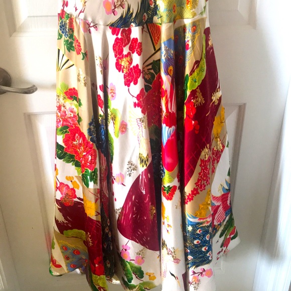 Sue Wong Nocturne sz 8, NWOT, silk, gold, sequined mermaid halter gown, tie back - Picture 4 of 9